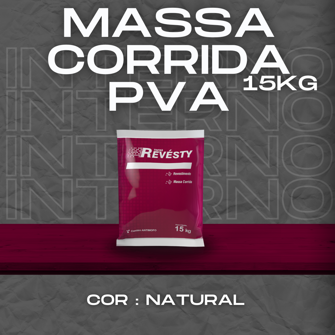 Massa Corrida PVA 15kg - Revesty