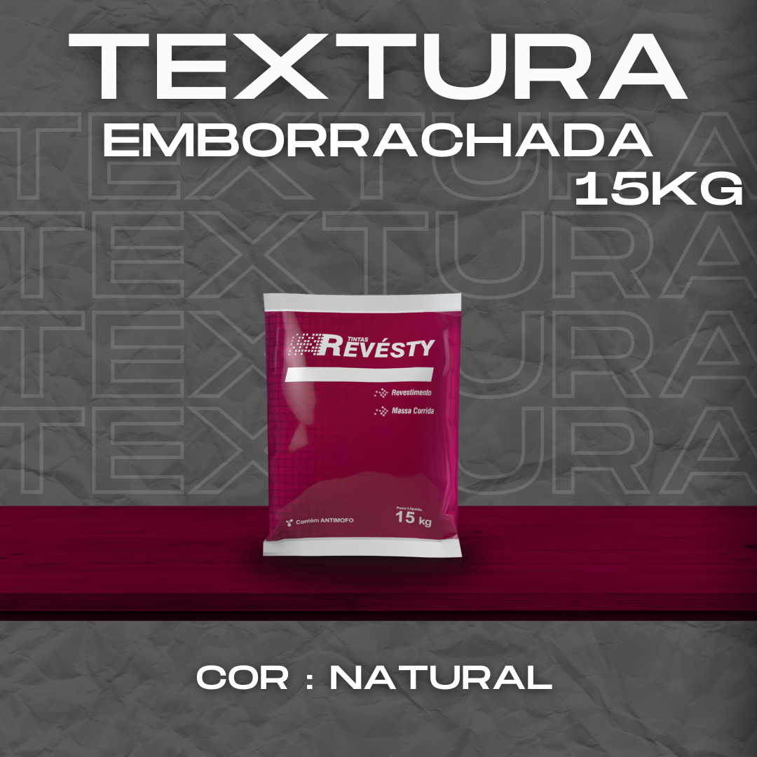 Textura Emborrachada 15kg - Revesty